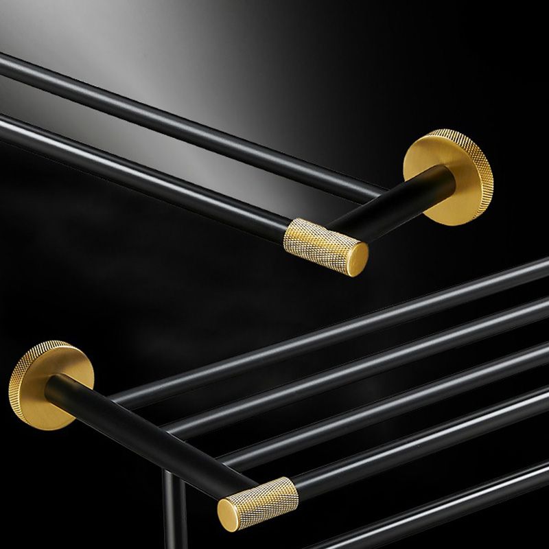 5-Piece Modern Bathroom Accessory Black Brass Bath Hardware Set Clearhalo 'Bathroom Hardware Sets' 'Bathroom Hardware' 'Bathroom Remodel & Bathroom Fixtures' 'bathroom_hardware_sets' 'Home Improvement' 'home_improvement' 'home_improvement_bathroom_hardware_sets' 1200x1200_37a6543a-42bf-4096-9f1b-d67906c1e734