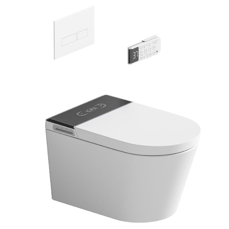 Elongated Wall Hung Toilet Set Dual Flush Vitreous China Wall Mounted Bidet Clearhalo 'Bathroom Remodel & Bathroom Fixtures' 'Bidets' 'Home Improvement' 'home_improvement' 'home_improvement_bidets' 'Toilets & Bidets' 1200x1200_37cf6077-bff0-4ba3-997f-6a01e9f9a636