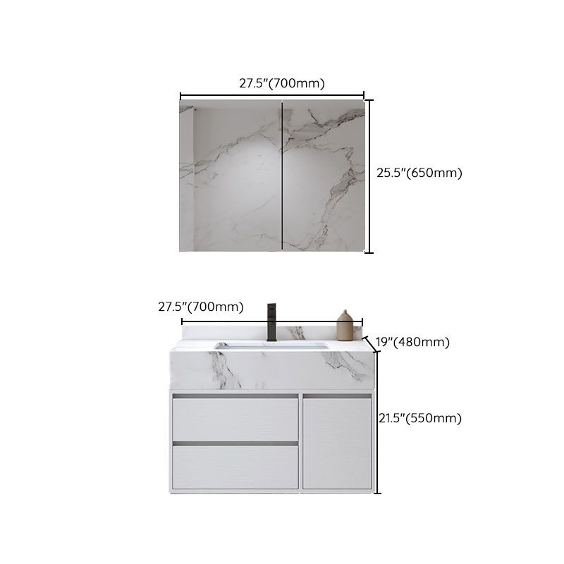 Wall Mount Bathroom Vanity Set Wood Modern Sink Vanity with Mirror Clearhalo 'Bathroom Remodel & Bathroom Fixtures' 'Bathroom Vanities' 'bathroom_vanities' 'Home Improvement' 'home_improvement' 'home_improvement_bathroom_vanities' 1200x1200_37e35ba8-b7f8-4cd8-9932-af1a5c9e1d75