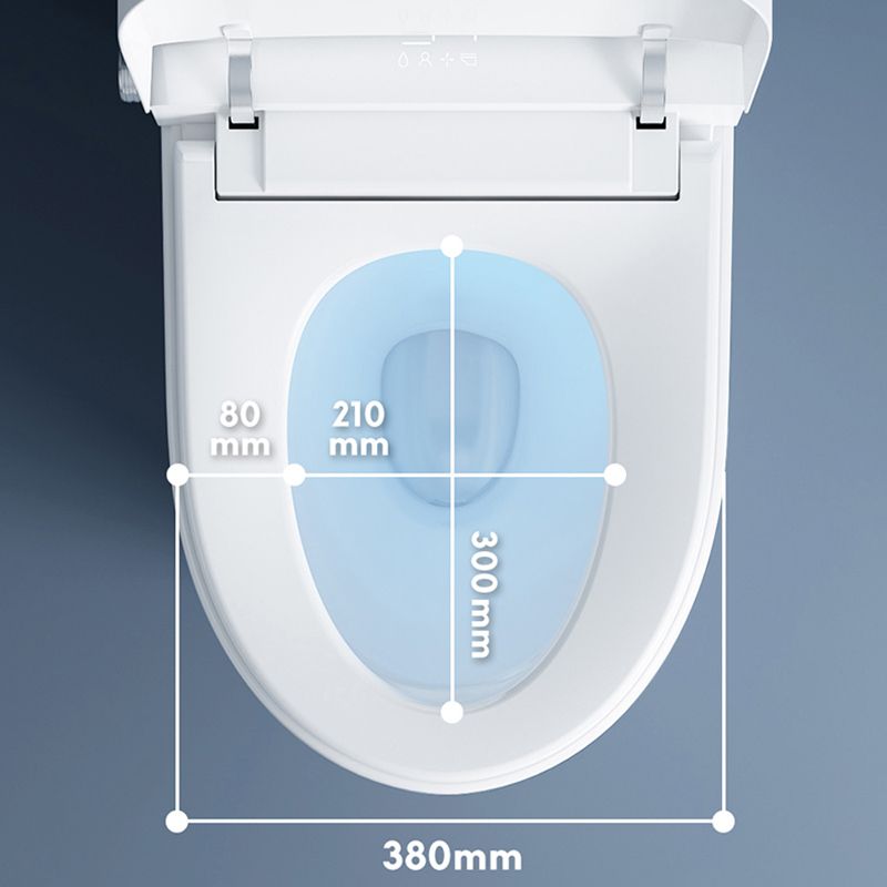 Elongated Floor Standing Bidet with Heated Seat White Ceramic Antimicrobial Clearhalo 'Bathroom Remodel & Bathroom Fixtures' 'Bidets' 'Home Improvement' 'home_improvement' 'home_improvement_bidets' 'Toilets & Bidets' 1200x1200_3810d7ef-79a4-4593-bb8b-e5c1f29d5e8c