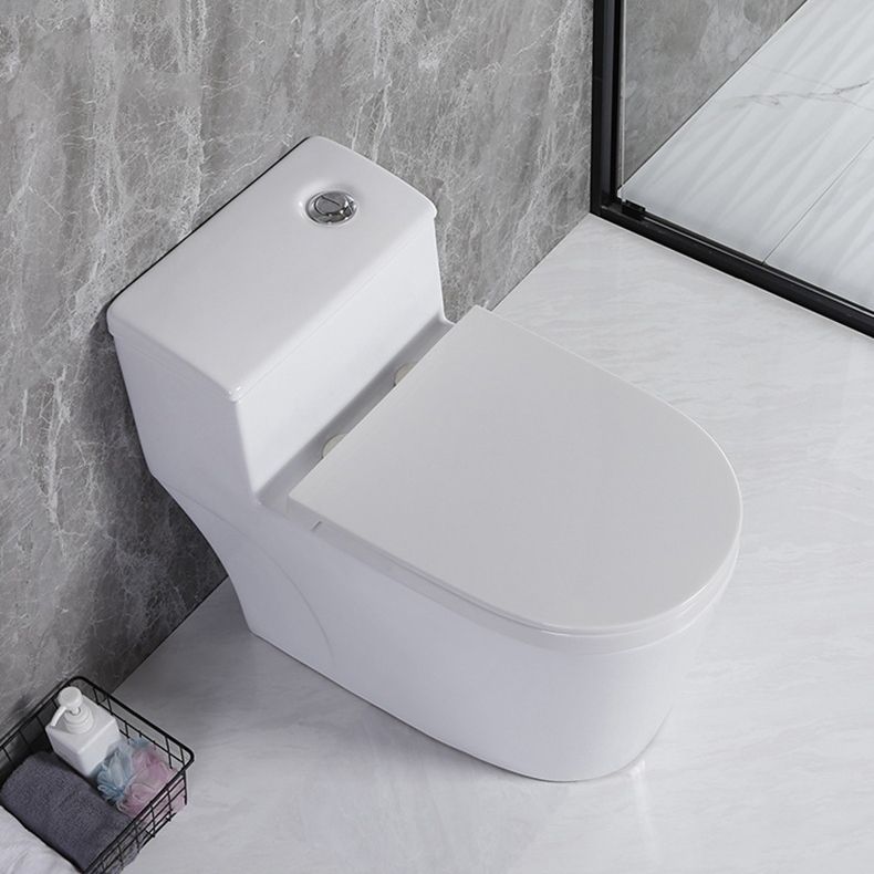 Modern Siphon Jet Toilet Floor Mount Flush Toilet with Toilet Seat Clearhalo 'Bathroom Remodel & Bathroom Fixtures' 'Home Improvement' 'home_improvement' 'home_improvement_toilets' 'Toilets & Bidets' 'Toilets' 1200x1200_381842fd-66f4-4752-9212-291cd4928210
