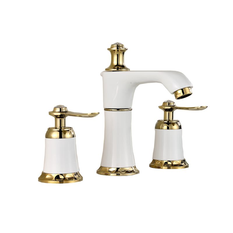 Glam Bath Faucet Trim Deck Mounted Lever Handle Swivel Spout Bathtub Faucet Clearhalo 'Bathroom Remodel & Bathroom Fixtures' 'Bathtub Faucets' 'bathtub_faucets' 'Home Improvement' 'home_improvement' 'home_improvement_bathtub_faucets' 1200x1200_3845f5cd-7cf7-4b6b-8661-f1710bc507c3