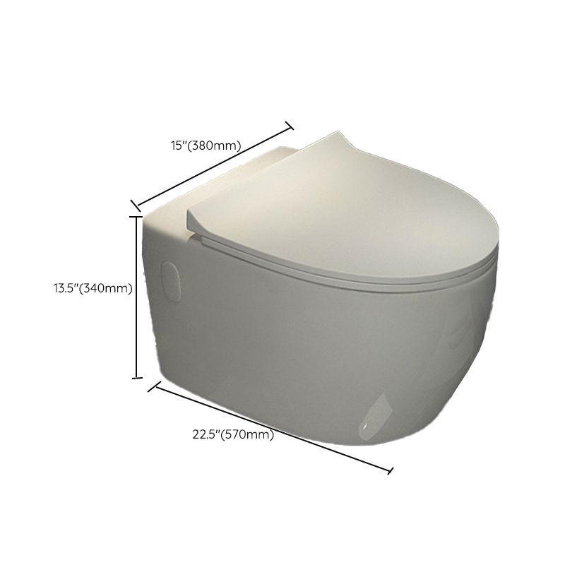 Modern Ceramic Flush Toilet White Wall Hung Toilet Bowl for Washroom Clearhalo 'Bathroom Remodel & Bathroom Fixtures' 'Home Improvement' 'home_improvement' 'home_improvement_toilets' 'Toilets & Bidets' 'Toilets' 1200x1200_3848a0f0-245f-433c-8f25-ce9637ac11f4