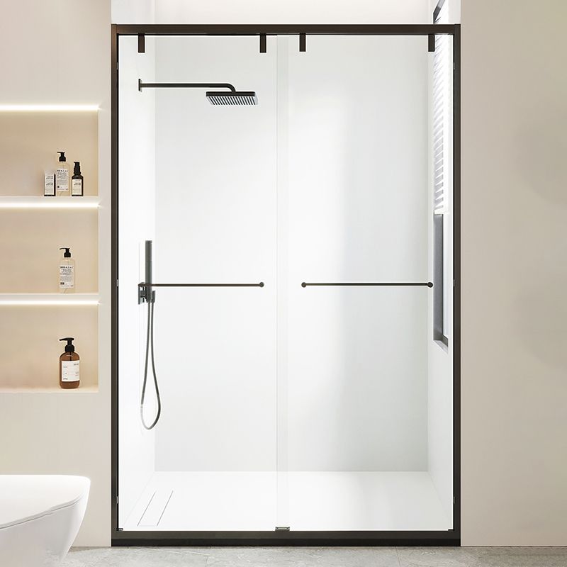 Transparent Double Sliding Shower Bath Door Scratch Resistant Shower Doors Clearhalo 'Bathroom Remodel & Bathroom Fixtures' 'Home Improvement' 'home_improvement' 'home_improvement_shower_tub_doors' 'Shower and Tub Doors' 'shower_tub_doors' 'Showers & Bathtubs' 1200x1200_38538957-fc30-449c-a170-dea3fd297d95