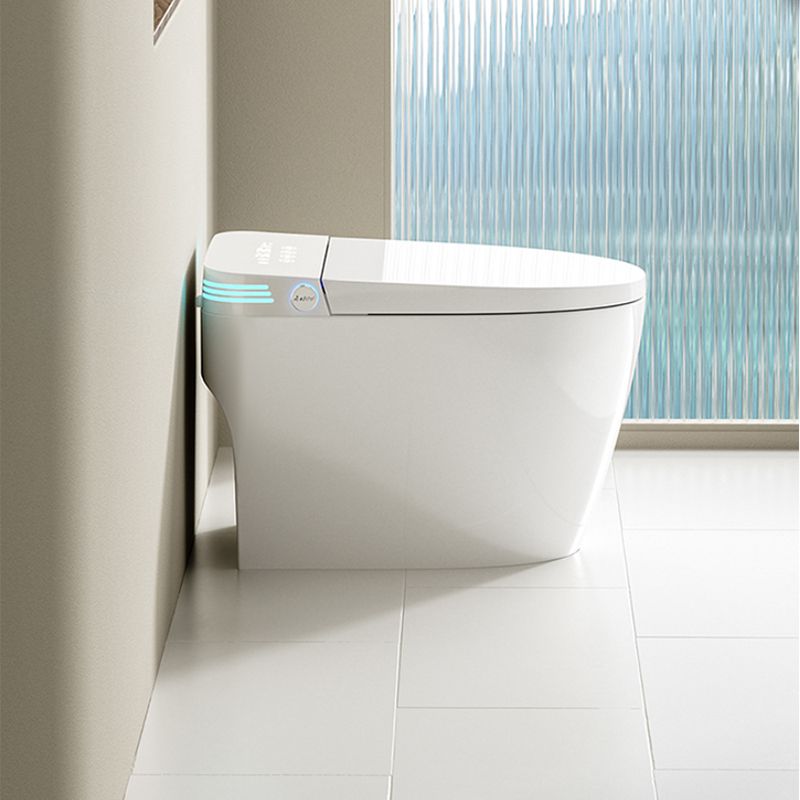Contemporary Floor Mount Bidet Elongated Ceramic Heated Seat White Dryer Clearhalo 'Bathroom Remodel & Bathroom Fixtures' 'Bidets' 'Home Improvement' 'home_improvement' 'home_improvement_bidets' 'Toilets & Bidets' 1200x1200_38c0b7fd-e84b-40d0-a1cf-ef3b3170b272
