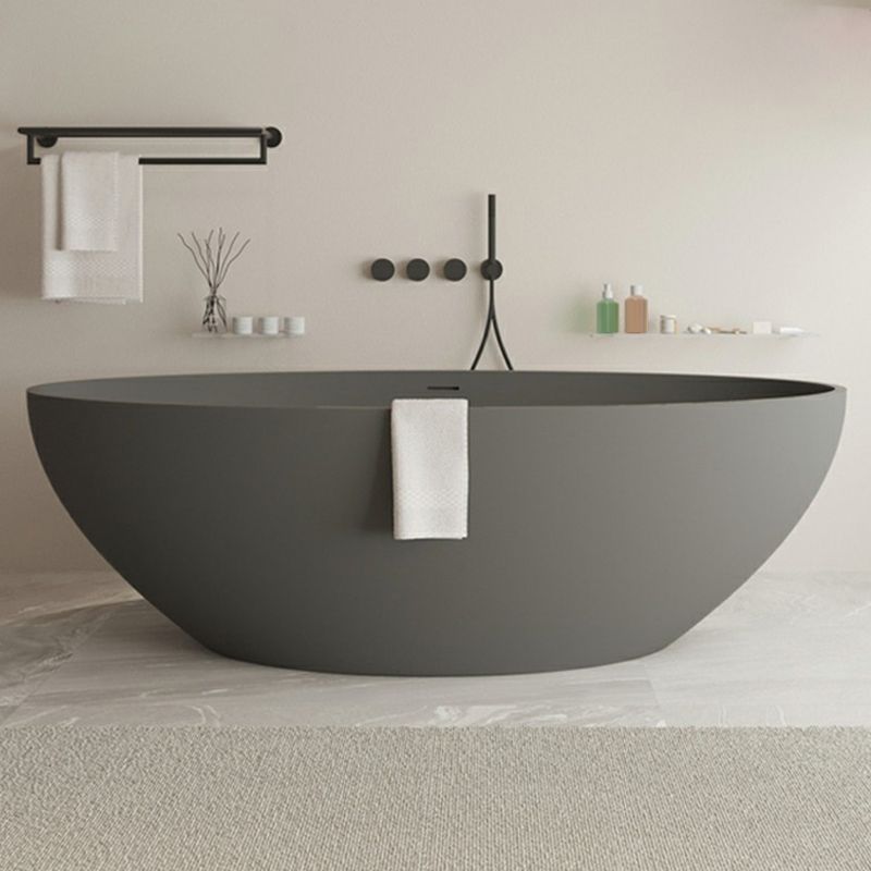 Modern 22.05-inch Tall Stone Bath Tub Freestanding Soaking Bathtub Clearhalo 'Bathroom Remodel & Bathroom Fixtures' 'Bathtubs' 'Home Improvement' 'home_improvement' 'home_improvement_bathtubs' 'Showers & Bathtubs' 1200x1200_38d2bc68-801d-450a-8502-bcd27ab4a22b