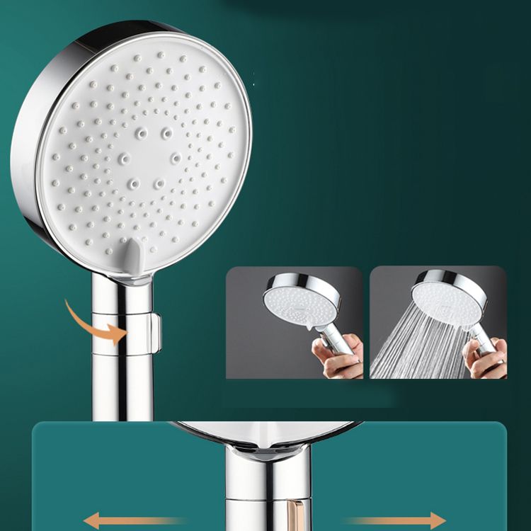 Round Water Filtration Hand Shower Adjustable Water Flow Wall-Mount Hand Shower Clearhalo 'Bathroom Remodel & Bathroom Fixtures' 'Home Improvement' 'home_improvement' 'home_improvement_shower_heads' 'Shower Heads' 'shower_heads' 'Showers & Bathtubs Plumbing' 'Showers & Bathtubs' 1200x1200_3925a14d-d5f5-4712-93c5-968a6f9ec1bb