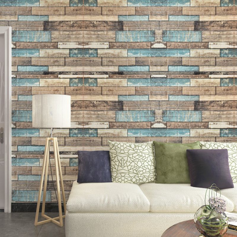 Farmhouse Wall Plank 3D Brick Bedroom and Living Room Wall Panels Set of 2 Clearhalo 'Flooring 'Home Improvement' 'home_improvement' 'home_improvement_wall_paneling' 'Wall Paneling' 'wall_paneling' 'Walls & Ceilings' Walls and Ceiling' 1200x1200_3a28a935-153e-47d6-a8a2-1e226fef17d4