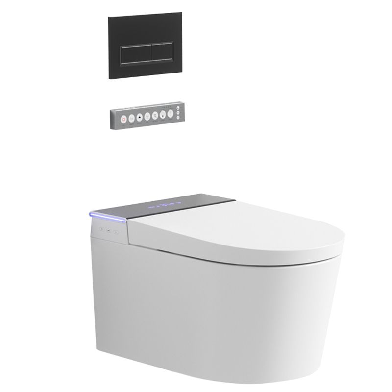 Contemporary Wall Hung Toilet Set Ceramic Wall Mounted Bidet Clearhalo 'Bathroom Remodel & Bathroom Fixtures' 'Bidets' 'Home Improvement' 'home_improvement' 'home_improvement_bidets' 'Toilets & Bidets' 1200x1200_3a3116f5-3573-4cf0-9456-af1daed674b0