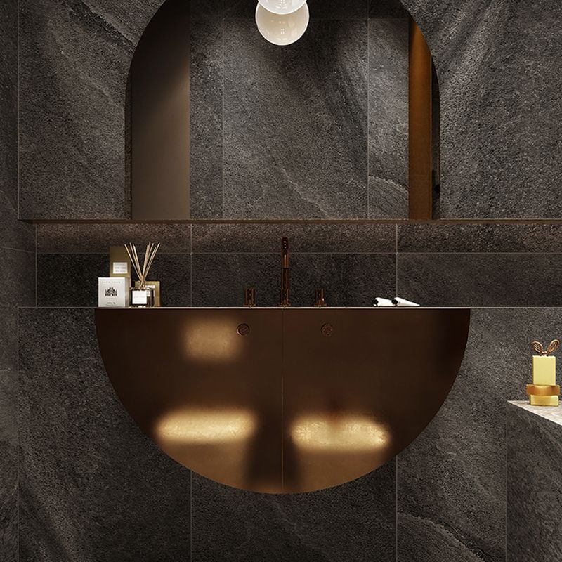 Square Ceramic Matte Straight Edge Singular Tile Marble Look Bathroom Floor Clearhalo 'Floor Tiles & Wall Tiles' 'floor_tiles_wall_tiles' 'Flooring 'Home Improvement' 'home_improvement' 'home_improvement_floor_tiles_wall_tiles' Walls and Ceiling' 1200x1200_3aa422f6-b114-4dc8-ae1a-ee740d0850bb