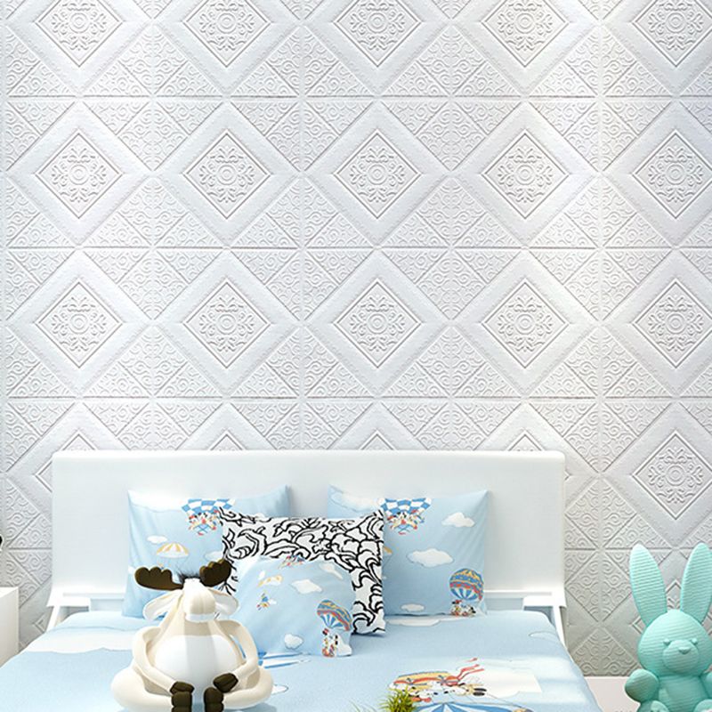 3D Embossed Interior Wall Paneling Peel and Stick Geometric Texture Wall Paneling Clearhalo 'Flooring 'Home Improvement' 'home_improvement' 'home_improvement_wall_paneling' 'Wall Paneling' 'wall_paneling' 'Walls & Ceilings' Walls and Ceiling' 1200x1200_3afa6c0c-2aef-4c2f-81cd-be99c1dfd7be