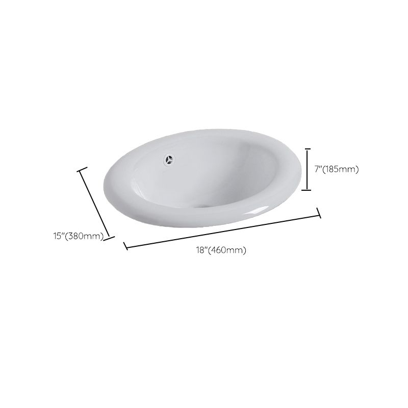 Modern Style Bathroom Sink Oval Porcelain Undermount Bathroom Sink Clearhalo 'Bathroom Remodel & Bathroom Fixtures' 'Bathroom Sinks & Faucet Components' 'Bathroom Sinks' 'bathroom_sink' 'Home Improvement' 'home_improvement' 'home_improvement_bathroom_sink' 1200x1200_3b06dd7c-d451-4dc6-a911-fa4549b635e4