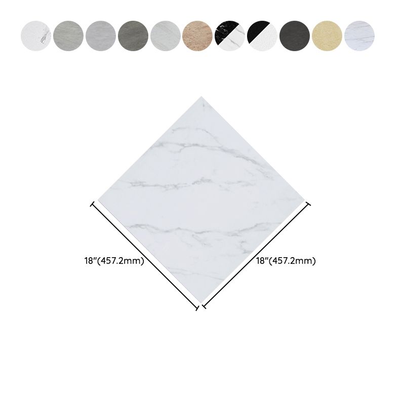 Peel and Stick PVC Flooring Low Gloss Imitation Marble Waterproof Square Vinyl Flooring Clearhalo 'Flooring 'Home Improvement' 'home_improvement' 'home_improvement_vinyl_flooring' 'Vinyl Flooring' 'vinyl_flooring' Walls and Ceiling' 1200x1200_3b6b9e89-ebf3-46d4-9264-f5a552a9f57b