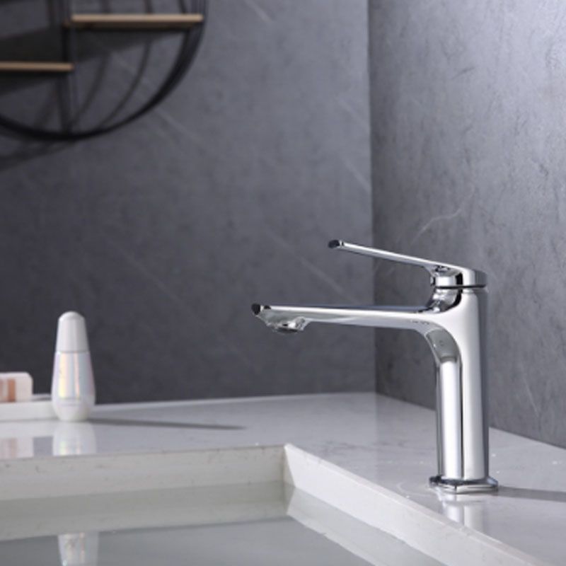 Modern Vessel Faucet Brass Lever Handles Low Arc Basin Lavatory Faucet Clearhalo 'Bathroom Remodel & Bathroom Fixtures' 'Bathroom Sink Faucets' 'Bathroom Sinks & Faucet Components' 'bathroom_sink_faucets' 'Home Improvement' 'home_improvement' 'home_improvement_bathroom_sink_faucets' 1200x1200_3bd28833-dc8c-49f0-bd58-68def7ae5fcf