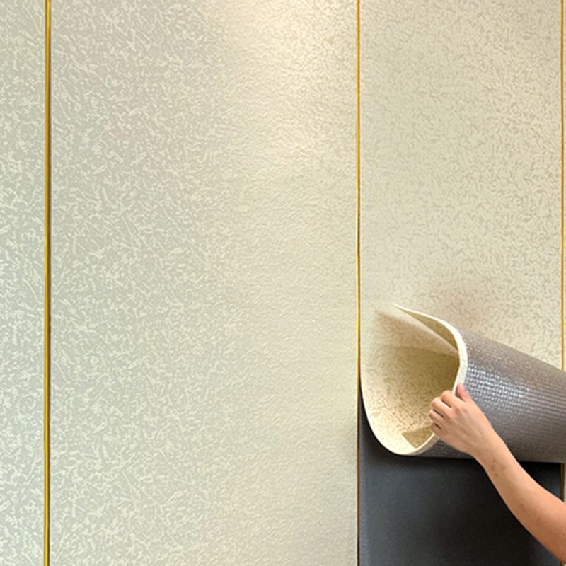 Modern Paneling Upholstered Self-Adhesive 3D Embossed Waterproof Wainscoting Clearhalo 'Flooring 'Home Improvement' 'home_improvement' 'home_improvement_wall_paneling' 'Wall Paneling' 'wall_paneling' 'Walls & Ceilings' Walls and Ceiling' 1200x1200_3be6269a-c2f6-4350-9c78-7d5bd151f2bd
