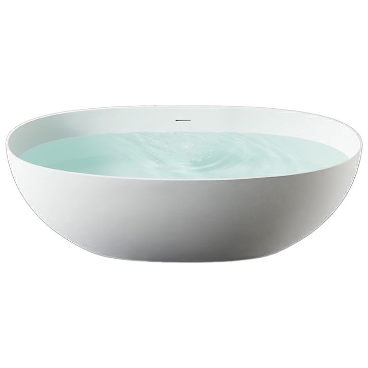 Freestanding Modern Soaking Bathtub Antique Finish Oval Bath Tub Clearhalo 'Bathroom Remodel & Bathroom Fixtures' 'Bathtubs' 'Home Improvement' 'home_improvement' 'home_improvement_bathtubs' 'Showers & Bathtubs' 1200x1200_3be7cc8c-5f4f-47dd-8984-f85fe7c95d75