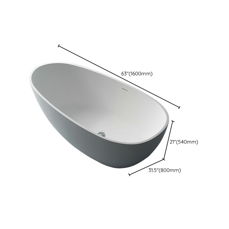 Stone Soaking Bathtub Antique Finish Freestanding Modern Bath Tub Clearhalo 'Bathroom Remodel & Bathroom Fixtures' 'Bathtubs' 'Home Improvement' 'home_improvement' 'home_improvement_bathtubs' 'Showers & Bathtubs' 1200x1200_3c0f5940-958d-49bc-a09a-e8befcce868e