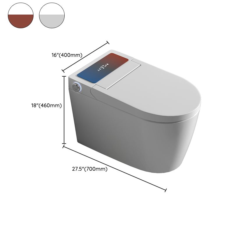 Vitreous China Elongated Toilet Seat Bidet with Temperature Control Clearhalo 'Bathroom Remodel & Bathroom Fixtures' 'Bidets' 'Home Improvement' 'home_improvement' 'home_improvement_bidets' 'Toilets & Bidets' 1200x1200_3c61a48b-537b-4c04-9088-e75c79b18e2a