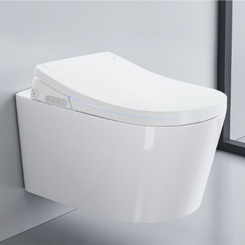 Contemporary White Wall Hung Toilet Set with Soft Close Bidet Seat Clearhalo 'Bathroom Remodel & Bathroom Fixtures' 'Bidets' 'Home Improvement' 'home_improvement' 'home_improvement_bidets' 'Toilets & Bidets' 1200x1200_3c7542e8-46f5-46f6-85b3-cd714e571326