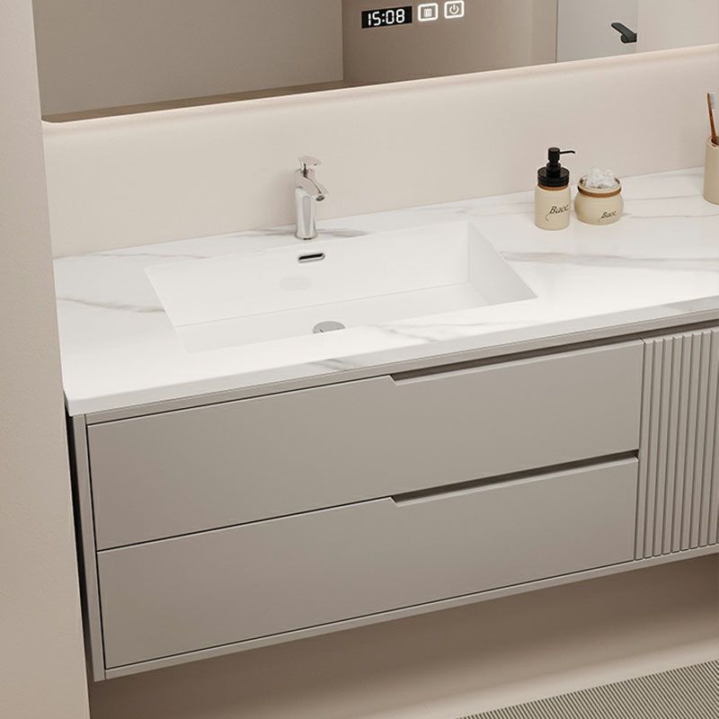 Wall Mount Mirror Included Bathroom Sink Vanity with Single Sink Clearhalo 'Bathroom Remodel & Bathroom Fixtures' 'Bathroom Vanities' 'bathroom_vanities' 'Home Improvement' 'home_improvement' 'home_improvement_bathroom_vanities' 1200x1200_3c7816fa-7d95-4fe5-9ce2-b0ddf69134a1