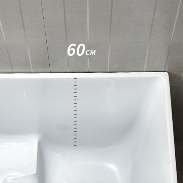 Back to Wall Bathtub Antique Finish Rectangular Soaking Bathtub Clearhalo 'Bathroom Remodel & Bathroom Fixtures' 'Bathtubs' 'Home Improvement' 'home_improvement' 'home_improvement_bathtubs' 'Showers & Bathtubs' 1200x1200_3c87d629-a396-4544-ade5-2a1501efca0f