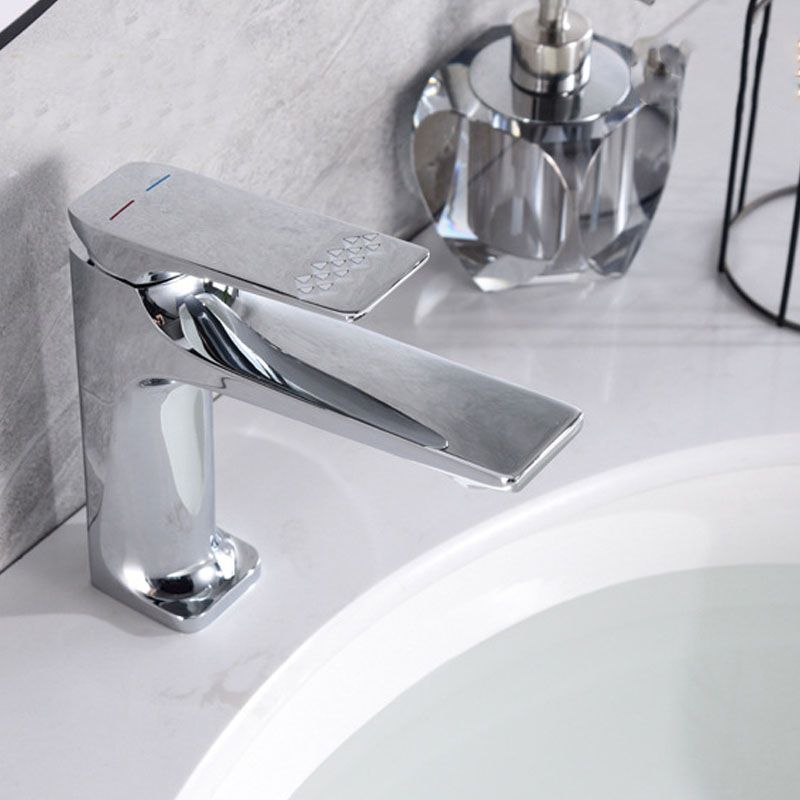 Glam Centerset Faucet Pure Color Basin Lavatory Faucet for Bathroom Clearhalo 'Bathroom Remodel & Bathroom Fixtures' 'Bathroom Sink Faucets' 'Bathroom Sinks & Faucet Components' 'bathroom_sink_faucets' 'Home Improvement' 'home_improvement' 'home_improvement_bathroom_sink_faucets' 1200x1200_3cbd7329-87b3-496e-8ee8-47b95a3abba9