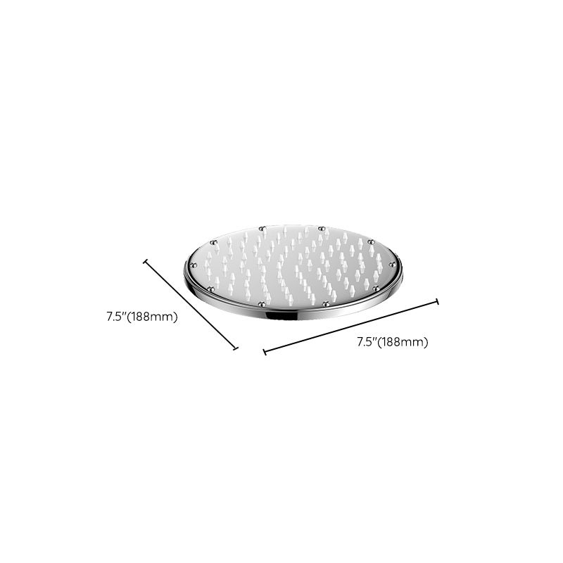 Fixed Square Shower Head Standard Spray Pattern Large Shower Head Clearhalo 'Bathroom Remodel & Bathroom Fixtures' 'Home Improvement' 'home_improvement' 'home_improvement_shower_heads' 'Shower Heads' 'shower_heads' 'Showers & Bathtubs Plumbing' 'Showers & Bathtubs' 1200x1200_3ce0c8e8-4787-4360-92bd-e233f7ef80fc