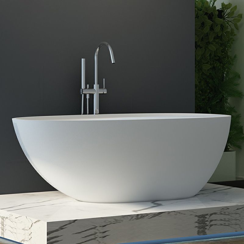 Stone Soaking Modern Bath Tub Antique Finish Freestanding Bath Tub Clearhalo 'Bathroom Remodel & Bathroom Fixtures' 'Bathtubs' 'Home Improvement' 'home_improvement' 'home_improvement_bathtubs' 'Showers & Bathtubs' 1200x1200_3d028ff6-def2-4381-b081-f0a07e2011fb