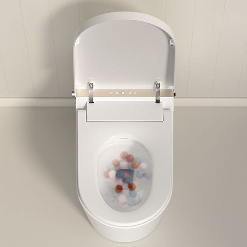 Ceramic Antimicrobial Elongated Floor Standing Bidet in White with Heated Seat and Stain Resistant Clearhalo 'Bathroom Remodel & Bathroom Fixtures' 'Bidets' 'Home Improvement' 'home_improvement' 'home_improvement_bidets' 'Toilets & Bidets' 1200x1200_3d4c12a2-f73a-44cd-bcfc-06c8f4b6da51