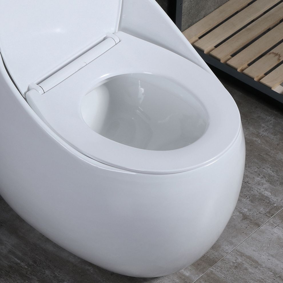 Modern Seat Included One Piece Toilet Round Floor Mounted Toilet Bowl for Washroom Clearhalo 'Bathroom Remodel & Bathroom Fixtures' 'Home Improvement' 'home_improvement' 'home_improvement_toilets' 'Toilets & Bidets' 'Toilets' 1200x1200_3d4c2c9f-b804-4077-a377-a4d7afaa02fa