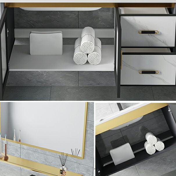 Modern Wall Mount Sink Vanity with Faucet Sink Doors for Bathroom Clearhalo 'Bathroom Remodel & Bathroom Fixtures' 'Bathroom Vanities' 'bathroom_vanities' 'Home Improvement' 'home_improvement' 'home_improvement_bathroom_vanities' 1200x1200_3d6254d8-6746-4efe-9e48-c9b25a4fb9dd