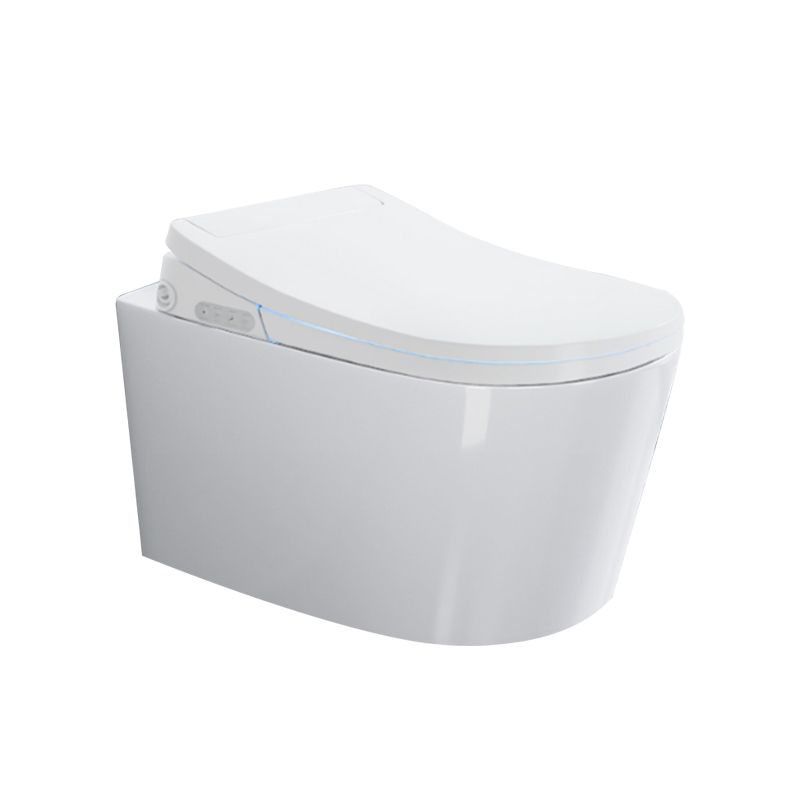 Contemporary White Wall Hung Toilet Set with Soft Close Bidet Seat Clearhalo 'Bathroom Remodel & Bathroom Fixtures' 'Bidets' 'Home Improvement' 'home_improvement' 'home_improvement_bidets' 'Toilets & Bidets' 1200x1200_3d8b9e43-e63b-4fda-bbe0-0a2fba25b360