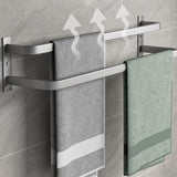 Modern Grey Bathroom Accessory Kit Paper Holder Bath Shelf Bath Hardware Set Clearhalo 'Bathroom Hardware Sets' 'Bathroom Hardware' 'Bathroom Remodel & Bathroom Fixtures' 'bathroom_hardware_sets' 'Home Improvement' 'home_improvement' 'home_improvement_bathroom_hardware_sets' 1200x1200_3ddb16f9-0707-47d9-bbd0-accf3e2af093