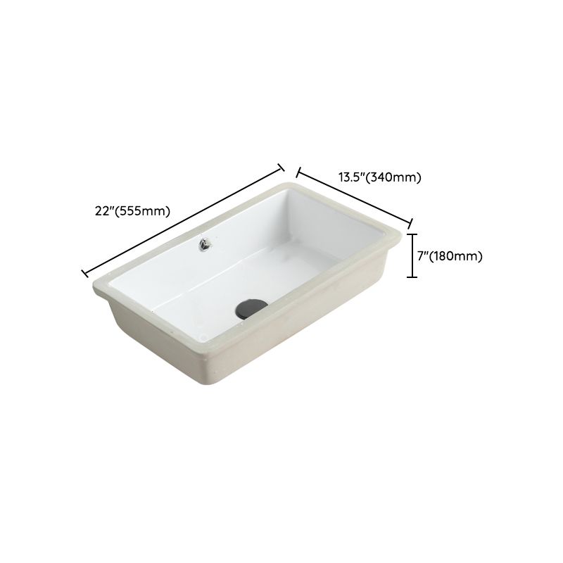 Traditional Undermount Bathroom Sink Round Porcelain Shut-Off Valve Included Basin Sink Clearhalo 'Bathroom Remodel & Bathroom Fixtures' 'Bathroom Sinks & Faucet Components' 'Bathroom Sinks' 'bathroom_sink' 'Home Improvement' 'home_improvement' 'home_improvement_bathroom_sink' 1200x1200_3e5db5e8-fc46-406c-9f95-473350d1860c