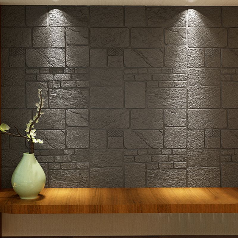 3D Artificial Stone Panel Wall Industrial Style Home Living Room Wall Plate (1-pack) Clearhalo 'Flooring 'Home Improvement' 'home_improvement' 'home_improvement_wall_paneling' 'Wall Paneling' 'wall_paneling' 'Walls & Ceilings' Walls and Ceiling' 1200x1200_3eceabec-4b7f-487b-aa09-05ec0d107b8c