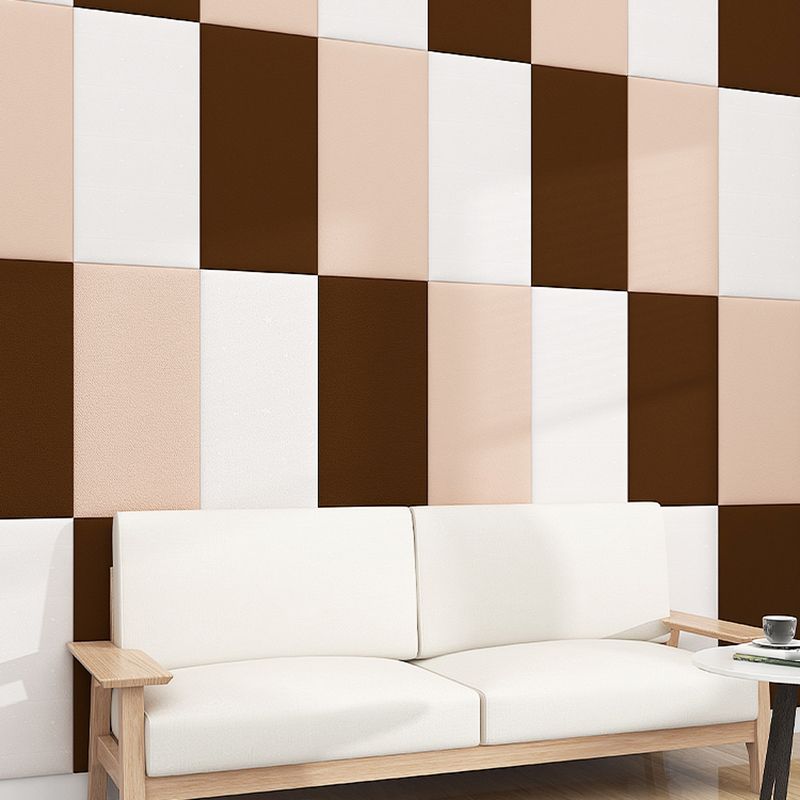 Color Blocking 3D Embossed Wall Panel Self-Adhesive Foam Indoor Wall Tile Clearhalo 'Flooring 'Home Improvement' 'home_improvement' 'home_improvement_wall_paneling' 'Wall Paneling' 'wall_paneling' 'Walls & Ceilings' Walls and Ceiling' 1200x1200_3f1887e6-9572-4c5a-8213-1e186f2d5346