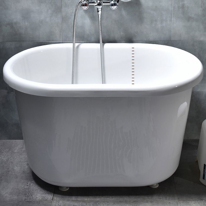 Acrylic Soaking Bathtub Antique Finish Freestanding Bath Tub Clearhalo 'Bathroom Remodel & Bathroom Fixtures' 'Bathtubs' 'Home Improvement' 'home_improvement' 'home_improvement_bathtubs' 'Showers & Bathtubs' 1200x1200_3f50d881-cd47-41f0-abd7-b86cf0c11aec