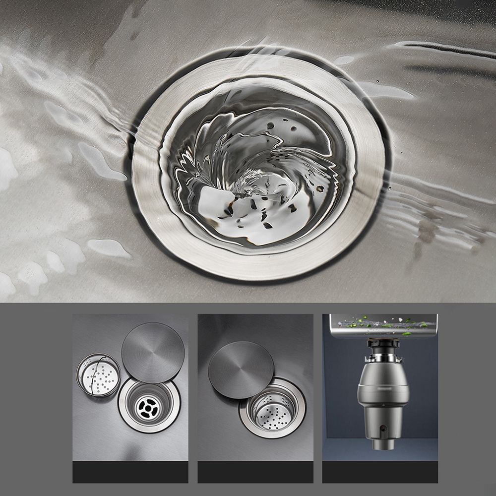 Kitchen Sink Round Single Bowl Fade Resistant Undermount Stainless Steel Kitchen Sink Clearhalo 'Home Improvement' 'home_improvement' 'home_improvement_kitchen_sinks' 'Kitchen Remodel & Kitchen Fixtures' 'Kitchen Sinks & Faucet Components' 'Kitchen Sinks' 'kitchen_sinks' 1200x1200_3f56068f-ad02-434b-a78f-dde61f32c281