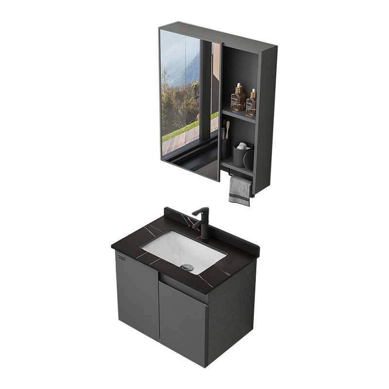 Wall Mount Bathroom Vanity Modern Single-Sink Gray Rectangular Vanity Set Clearhalo 'Bathroom Remodel & Bathroom Fixtures' 'Bathroom Vanities' 'bathroom_vanities' 'Home Improvement' 'home_improvement' 'home_improvement_bathroom_vanities' 1200x1200_3f7e3f2a-557a-4856-a576-2ae95b221963