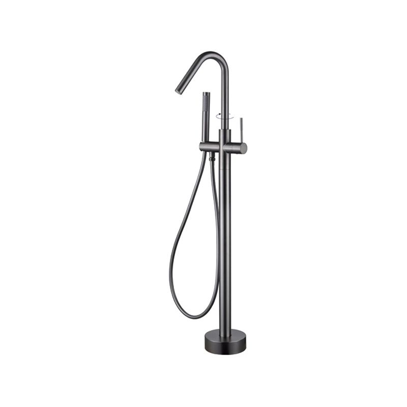 Floor Mounted Metal Freestanding Tub Filler Elbow Freestanding Bathtub Faucet Clearhalo 'Bathroom Remodel & Bathroom Fixtures' 'Bathtub Faucets' 'bathtub_faucets' 'Home Improvement' 'home_improvement' 'home_improvement_bathtub_faucets' 1200x1200_3fb3bce1-1d79-4dfd-b89d-7dec7e679c21