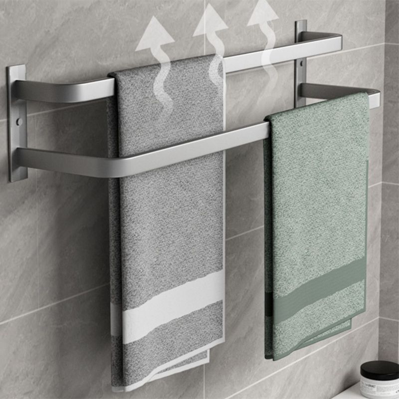 Modern Grey Bath Hardware Set Towel Bar Paper Holder Bathroom Accessory Kit Clearhalo 'Bathroom Hardware Sets' 'Bathroom Hardware' 'Bathroom Remodel & Bathroom Fixtures' 'bathroom_hardware_sets' 'Home Improvement' 'home_improvement' 'home_improvement_bathroom_hardware_sets' 1200x1200_3fcff81a-d5ae-4676-a11a-a48e49b6640e