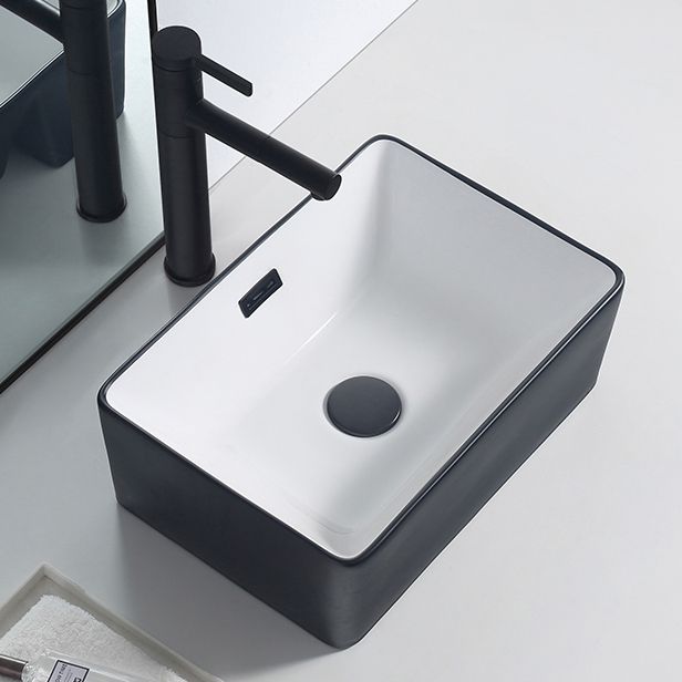 Modern Porcelain Trough Sink Rectangular Trough Bathroom Sink Clearhalo 'Bathroom Remodel & Bathroom Fixtures' 'Bathroom Sinks & Faucet Components' 'Bathroom Sinks' 'bathroom_sink' 'Home Improvement' 'home_improvement' 'home_improvement_bathroom_sink' 1200x1200_401d94f3-a82d-4c19-9059-35ace1342dce