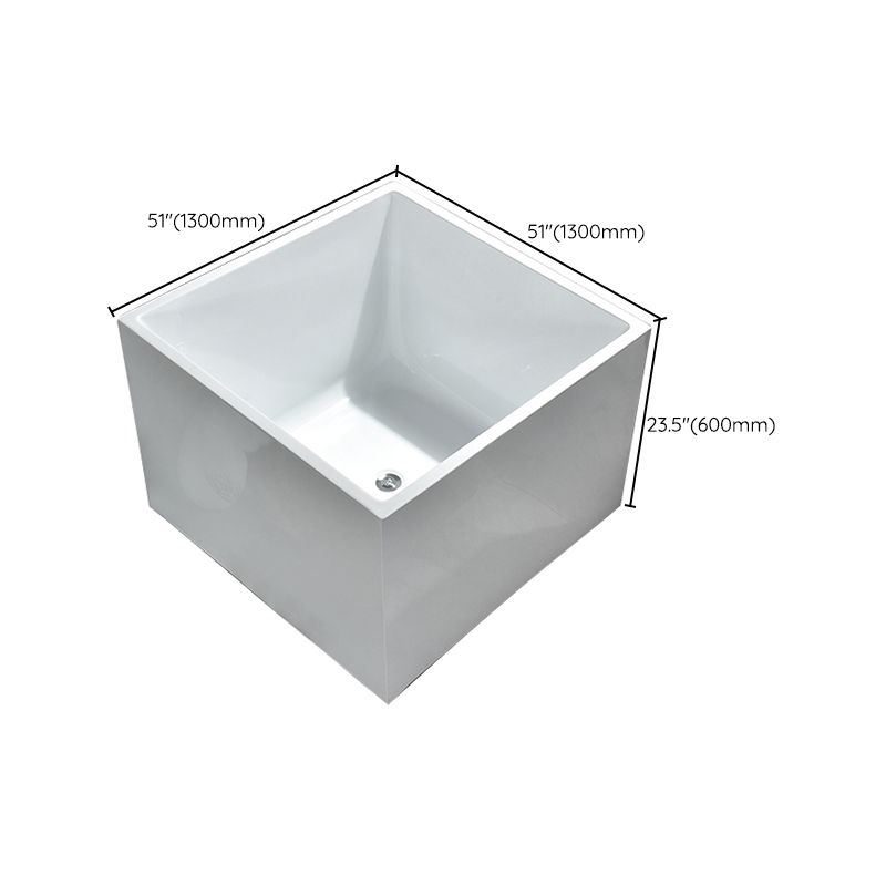 Back to Wall Rectangular Bath Antique Finish Soaking Modern Bath Tub Clearhalo 'Bathroom Remodel & Bathroom Fixtures' 'Bathtubs' 'Home Improvement' 'home_improvement' 'home_improvement_bathtubs' 'Showers & Bathtubs' 1200x1200_403e3d50-b271-4161-8ac3-704491a38758