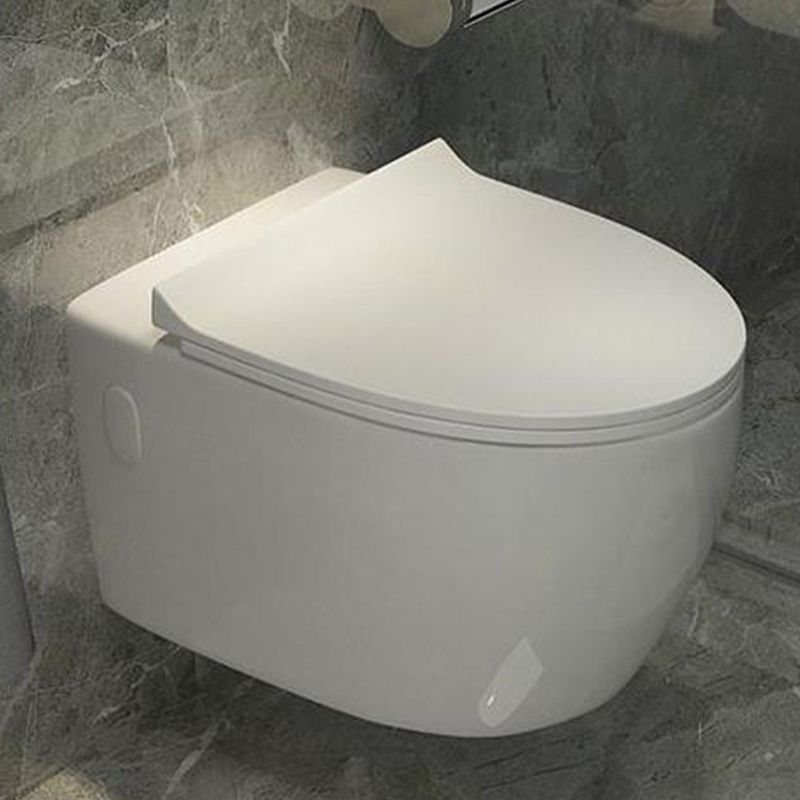 Wall Mount Porcelain Flush Toilet One-Piece Toilet Modern Toilet Bowl Clearhalo 'Bathroom Remodel & Bathroom Fixtures' 'Home Improvement' 'home_improvement' 'home_improvement_toilets' 'Toilets & Bidets' 'Toilets' 1200x1200_4040fc53-1978-4ee0-bf4b-0eb50530b6bd