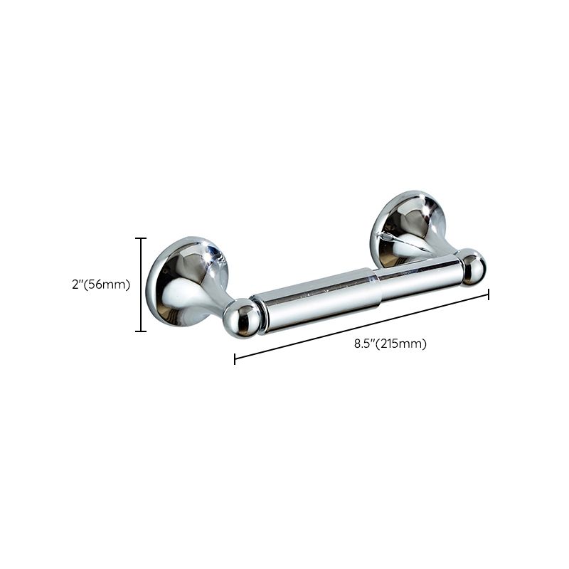 Metal Bathroom Set Traditional Style Chrome Bathroom Hardware Set Clearhalo 'Bathroom Hardware Sets' 'Bathroom Hardware' 'Bathroom Remodel & Bathroom Fixtures' 'bathroom_hardware_sets' 'Home Improvement' 'home_improvement' 'home_improvement_bathroom_hardware_sets' 1200x1200_405de46e-27c0-4364-9207-dea6598755c0