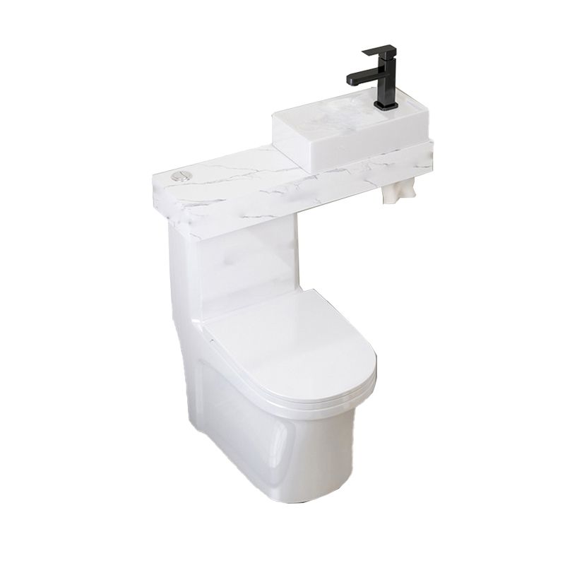 Contemporary Ceramic Flush Toilet Floor Mounted White Urine Toilet with Seat for Washroom Clearhalo 'Bathroom Remodel & Bathroom Fixtures' 'Home Improvement' 'home_improvement' 'home_improvement_toilets' 'Toilets & Bidets' 'Toilets' 1200x1200_406ef911-9d46-44ad-9a93-4d58586def0f