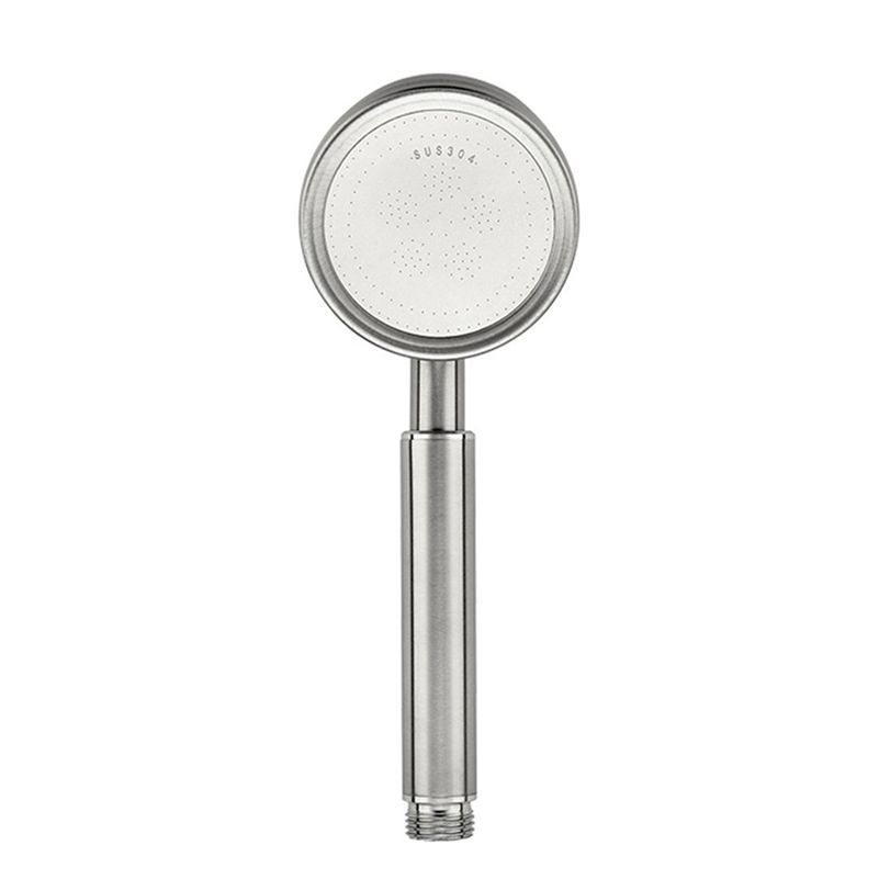 Modern Shower Head Stainless Steel Round Metal Handheld Shower Head Clearhalo 'Bathroom Remodel & Bathroom Fixtures' 'Home Improvement' 'home_improvement' 'home_improvement_shower_heads' 'Shower Heads' 'shower_heads' 'Showers & Bathtubs Plumbing' 'Showers & Bathtubs' 1200x1200_4084f5ea-60b6-4279-aea2-a349ebd9019b