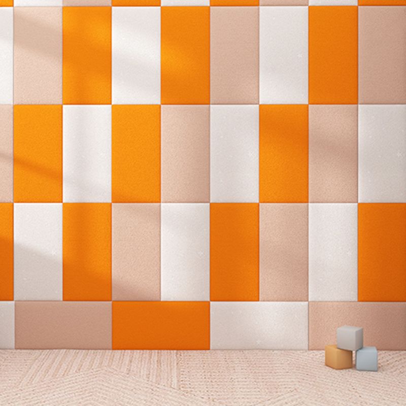 Color Blocking 3D Embossed Wall Panel Self-Adhesive Foam Indoor Wall Tile Clearhalo 'Flooring 'Home Improvement' 'home_improvement' 'home_improvement_wall_paneling' 'Wall Paneling' 'wall_paneling' 'Walls & Ceilings' Walls and Ceiling' 1200x1200_40d0f033-63f3-4934-af27-49f7079a4a9d