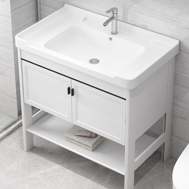 Freestanding Bathroom Sink Vanity Glam Single-Sink Bathroom Vanity Clearhalo 'Bathroom Remodel & Bathroom Fixtures' 'Bathroom Vanities' 'bathroom_vanities' 'Home Improvement' 'home_improvement' 'home_improvement_bathroom_vanities' 1200x1200_40eac18c-9115-40aa-a253-612ed3d84c82