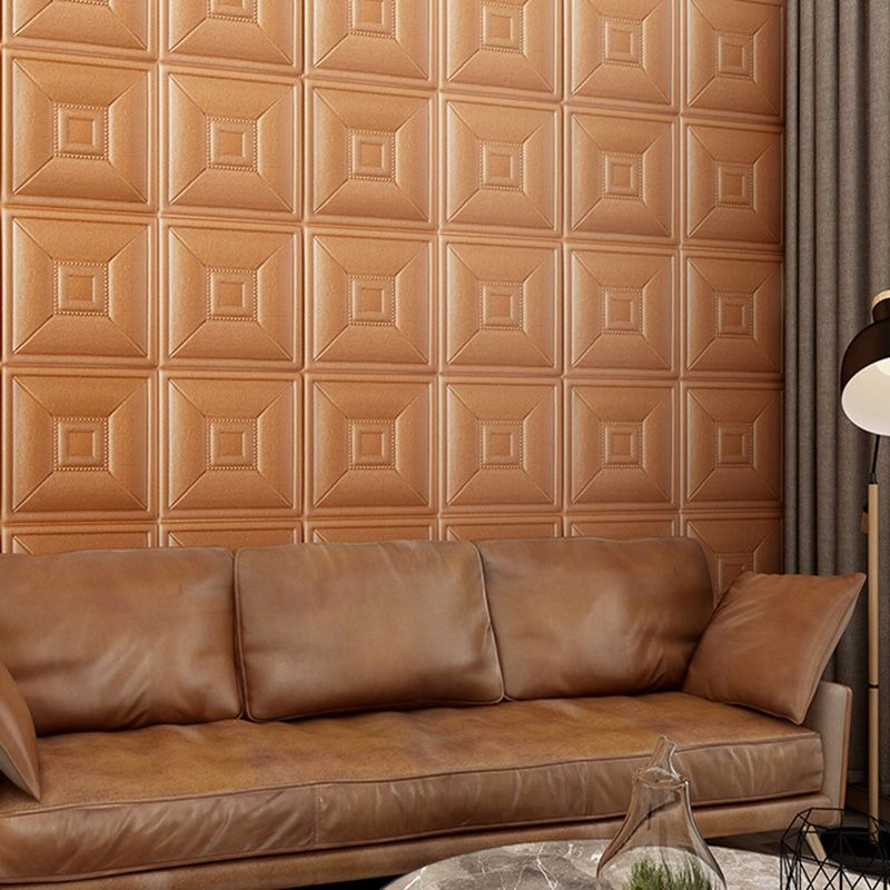 Glam Style Foam Waterproof Wall Paneling Living Room 3D Embossed Wall Paneling Clearhalo 'Flooring 'Home Improvement' 'home_improvement' 'home_improvement_wall_paneling' 'Wall Paneling' 'wall_paneling' 'Walls & Ceilings' Walls and Ceiling' 1200x1200_413e15ad-3b98-4c94-a2b2-ff8754bc6003